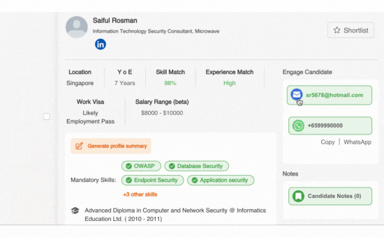 Add a Candidate into a Flow